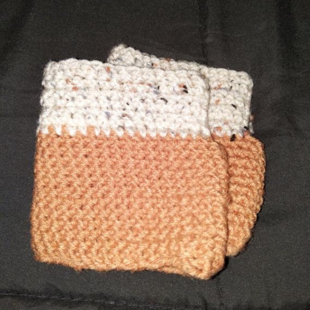 Cookie dough ice cream Fingerless gloves SOLD‼️‼️